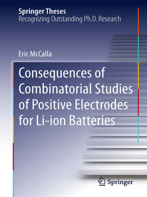 cover image of Consequences of Combinatorial Studies of Positive Electrodes for Li-ion Batteries